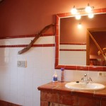 secador pelo, jabón, banquete, espejo aumento